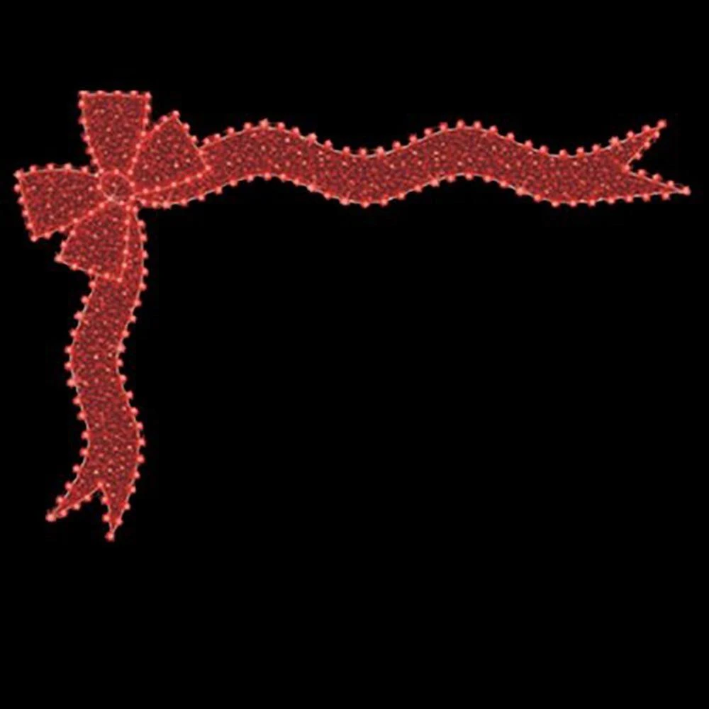 Corner Mount Bow 10' W X 8' 9" T, 159 Bulbs, LED 1 Corner Mount Bow 10' W X 8' 9" T, 159 Bulbs, LED