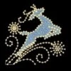 Leaping Reindeer 7' W X 7' T, 279 Bulbs, LED