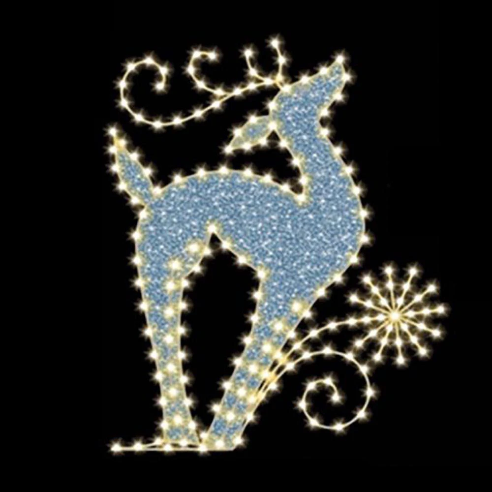 Regal Reindeer 8' 3" W X 10' T, 276 Bulbs, LED 1 Regal Reindeer 8' 3" W X 10' T, 276 Bulbs, LED