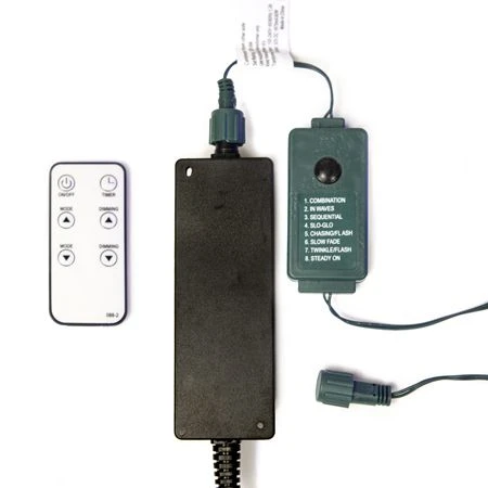 LED Cluster Light Set - 8 Function Memory Controller With Remote - 3 Sets Of 500 Bulbs - Warm White 2 LED Cluster Light Set - 8 Function Memory Controller With Remote - 3 Sets Of 500 Bulbs - Warm White - Image 2