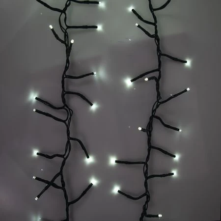 LED Cluster Light Set - 500 Bulbs - Cool Mint - Extension 2 LED Cluster Light Set - 500 Bulbs - Cool Mint - Extension - Image 2