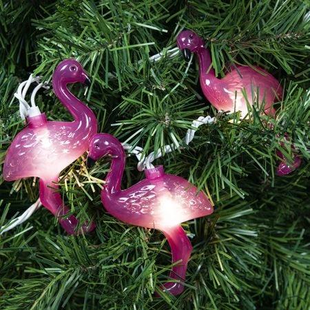 Flamingo Lights - 10 LEDs - Warm White 2 Flamingo Lights - 10 LEDs - Warm White - Image 2