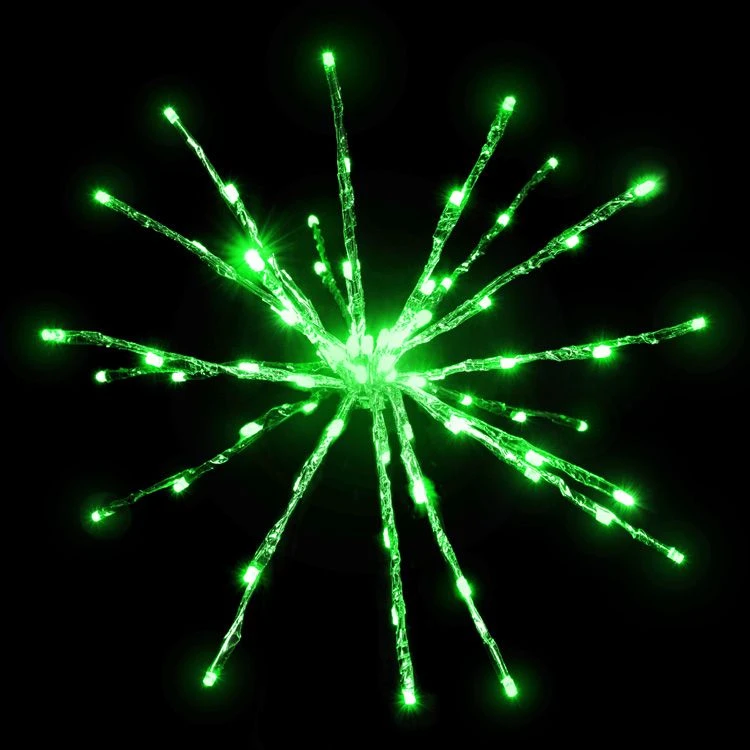 12" Green Twinkle Starburst - Green LED Lights 2 12" Green Twinkle Starburst - Green LED Lights - Image 2
