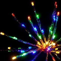 18" Silver Twinkle Starburst - Multi-colored LED Lights 5 18" Silver Twinkle Starburst - Multi-colored LED Lights -The King Of Christmas sl tsb 12 m sl 2
