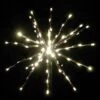 12" Brown Twinkle Starburst - Warm White LED Lights
