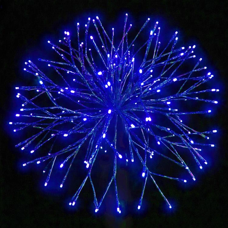 24" Blue Twinkle Starburst - Blue LED Lights 2 24" Blue Twinkle Starburst - Blue LED Lights - Image 2