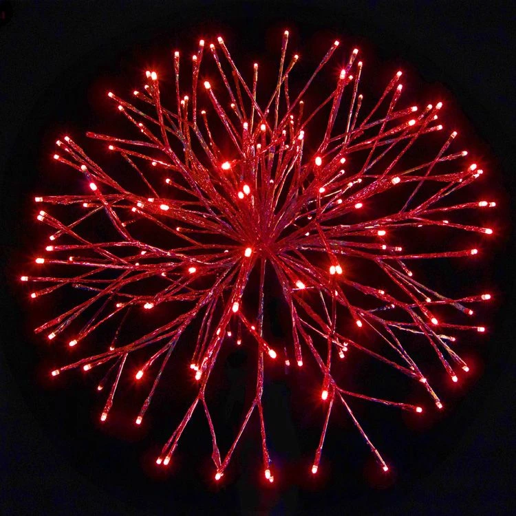24" Red Twinkle Starburst - Red LED Lights 2 24" Red Twinkle Starburst - Red LED Lights - Image 2