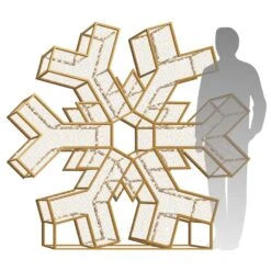 6' LED Snowflake Icon - Radiant - Warm White