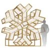 10' LED Icon Snowflake Display - Warm White