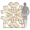 6' LED Snowflake Icon - Warm White