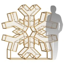 6' LED Snowflake Icon - Warm White