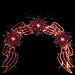 Poinsettia Portal Arch