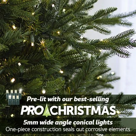 9' Indoor LED Mixed Foxtail Pine Christmas Tree - Warm White 2 9' Indoor LED Mixed Foxtail Pine Christmas Tree - Warm White - Image 2