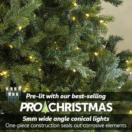 9' Indoor LED Mixed Douglas Fir Christmas Tree - Warm White 2 9' Indoor LED Mixed Douglas Fir Christmas Tree - Warm White - Image 2