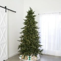 12' Indoor LED Mixed Foxtail Pine Tree - Warm White