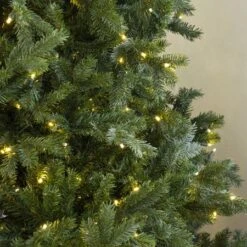 9' Indoor LED Sacred Fir Christmas Tree - Warm White -The King Of Christmas t it 9 1223 ww 2 crop