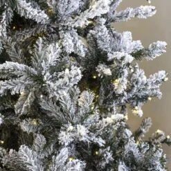 9' Indoor LED Flocked Appalachian Spruce Christmas Tree - Warm White 7 9' Indoor LED Flocked Appalachian Spruce Christmas Tree - Warm White -The King Of Christmas t it 9 1233 ww 2
