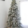 9' Indoor LED Flocked Appalachian Spruce Christmas Tree - Warm White