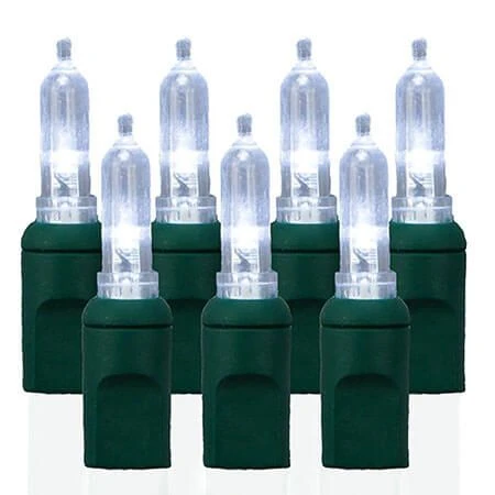 70 Light T5 Smooth Pure White LED Christmas Lights 1 70 Light T5 Smooth Pure White LED Christmas Lights