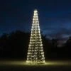 30' Commercial Tree Of Lights With LED Retrofit Bulbs - Warm White