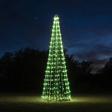 30' Commercial Tree Of Lights With LED Retrofit Bulbs - Green 1 30' Commercial Tree Of Lights With LED Retrofit Bulbs - Green