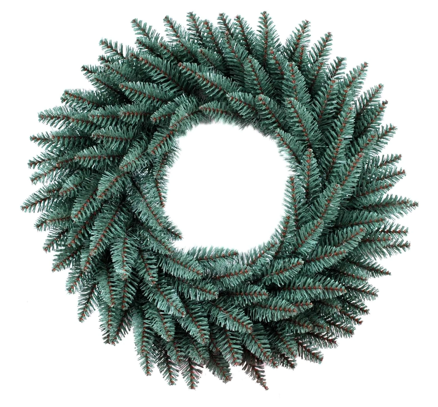 King Of Christmas 24" Tribeca Spruce Blue Wreath Unlit 2 King Of Christmas 24" Tribeca Spruce Blue Wreath Unlit - Image 2