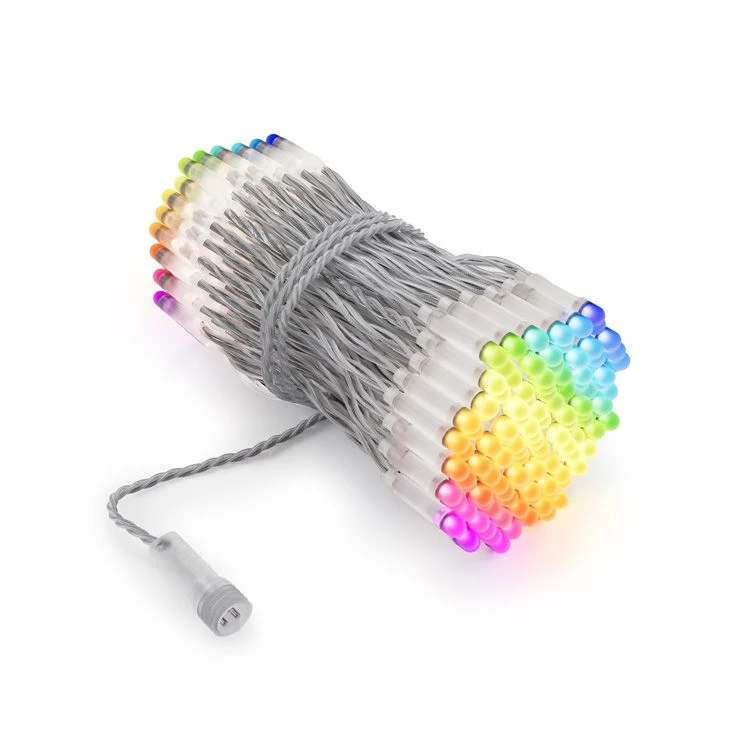 Twinkly Pro - RGB Capsule - 250 Lights - 4" Spacing - Transparent Wire - Single Line 1 Twinkly Pro - RGB Capsule - 250 Lights - 4" Spacing - Transparent Wire - Single Line