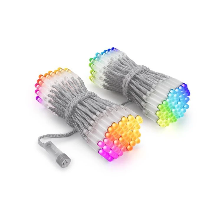 Twinkly Pro - RGB Capsule - 250 Lights - 4" Spacing - Transparent Wire - Dual Line 1 Twinkly Pro - RGB Capsule - 250 Lights - 4" Spacing - Transparent Wire - Dual Line