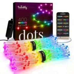 Twinkly RGB - Dots - 400L - Transparent Wire