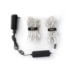 Twinkly RGBW - Icicle Lights - 190L, 4" Sp, Wifi - Transparent Wire -The King Of Christmas twi190stp tus top