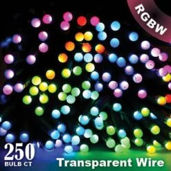 Twinkly Pro - RGBW Capsule - 250 Lights - 4" Spacing - Transparent Wire - Single Line 8 Twinkly Pro - RGBW Capsule - 250 Lights - 4" Spacing - Transparent Wire - Single Line -The King Of Christmas twinkly web 2020 13510