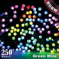 Twinkly Pro - RGBW Capsule - 250 Lights - 4" Spacing - Green Wire - Dual Line -The King Of Christmas twinkly web 2020 1359 1