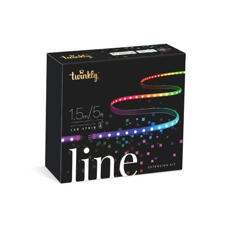 Twinkly, RGB Light Line, 5', 100L, Black Cord, Extension Kit 2 Twinkly, RGB Light Line, 5', 100L, Black Cord, Extension Kit - Image 2