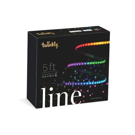 Twinkly RGB, Light Line, 5', Black Cord, Wifi, Starter Kit 2 Twinkly RGB, Light Line, 5', Black Cord, Wifi, Starter Kit - Image 2