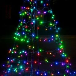 6.5' Twinkly Light Tree RGBW, 300L, Pole Included, Wifi 12 6.5' Twinkly Light Tree RGBW, 300L, Pole Included, Wifi -The King Of Christmas twp300spp bus 5
