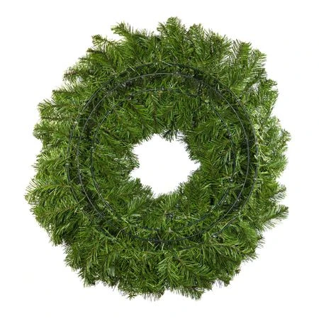 30" Lit Warm White Deluxe Oregon Fir Wreath - Bow Option Available 5 30" Lit Warm White Deluxe Oregon Fir Wreath - Bow Option Available - Image 5
