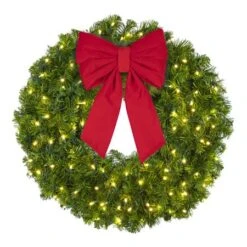 30" Lit Warm White Deluxe Oregon Fir Wreath - Bow Option Available 7 30" Lit Warm White Deluxe Oregon Fir Wreath - Bow Option Available -The King Of Christmas w 30 dofl ww b vb 8 r