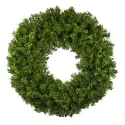 36" Unlit Deluxe Oregon Fir Wreath - Bow Option Available