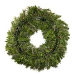 36" Unlit Deluxe Mixed Pine Wreath - Bow Option Available -The King Of Christmas w 36 mpu back