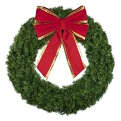 60" Unlit Deluxe Oregon Fir Wreath - Bow Option Available 8 60" Unlit Deluxe Oregon Fir Wreath - Bow Option Available -The King Of Christmas w 60 dofu 6 b vb 24 rgt