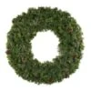 60" Unlit Deluxe Mixed Pine Wreath - Bow Option Available