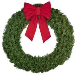 96" Unlit Deluxe Oregon Fir Wreath - Bow Option Available 5 96" Unlit Deluxe Oregon Fir Wreath - Bow Option Available -The King Of Christmas w 72 dofu 6 b vb 24 r 1
