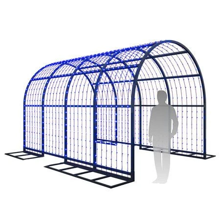 36' Walk Through Tunnel - LED - Blue 1 36' Walk Through Tunnel - LED - Blue